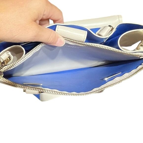 Kate Spade Cream And Electric Blue Crossbody Handbag - Picture 7 of 13